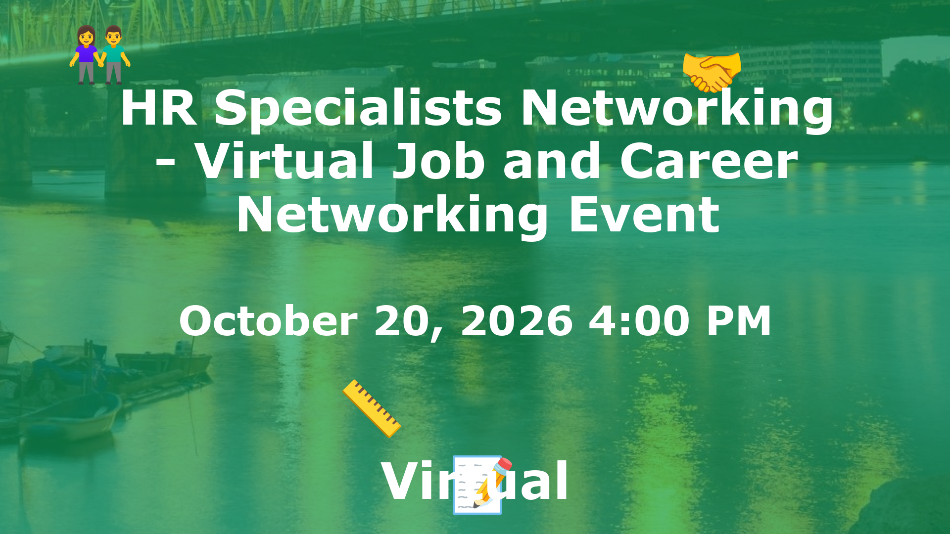 HR Specialists Networking - Virtual Job and Career Networking Event event image